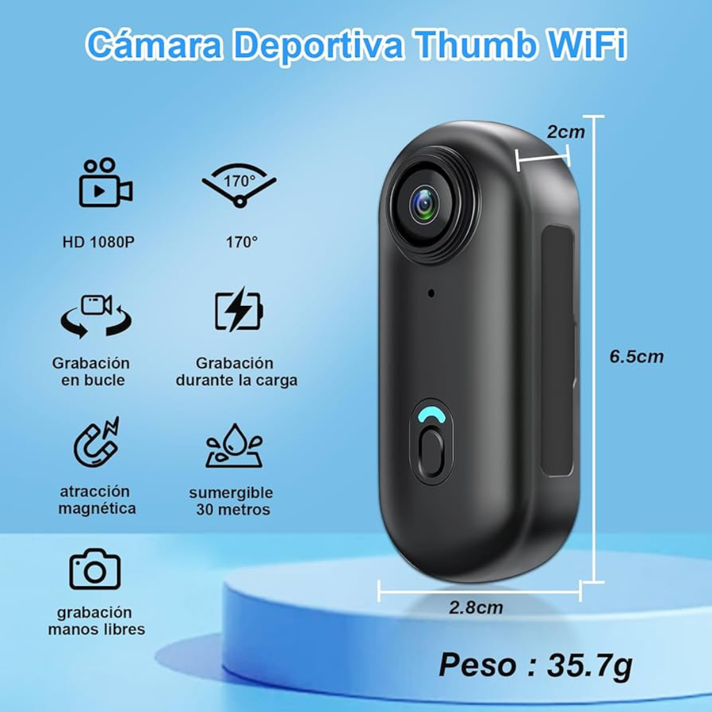 Cámara Deportiva 4K